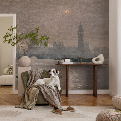 Vliesbehang fotobehang woonkamer Nachtpanorama