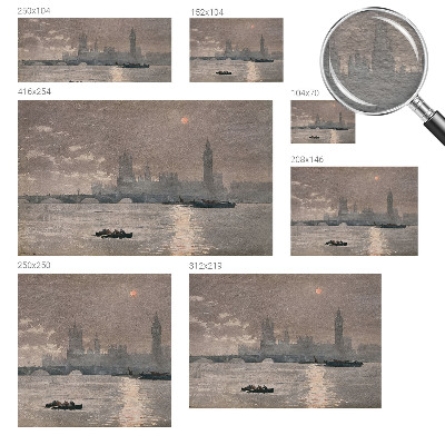 Vliesbehang fotobehang woonkamer Nachtpanorama