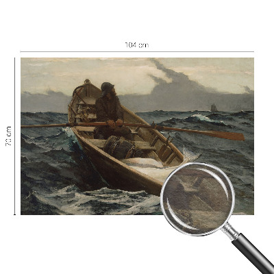 Fotobehang Visser op zee