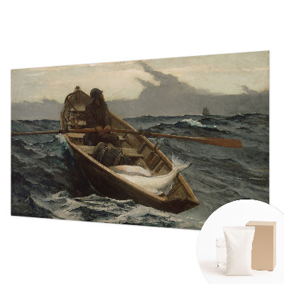 Fotobehang met een afbeelding van een visser op zee