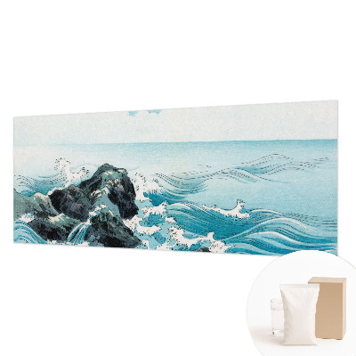 Behang met print met een zeegezicht
