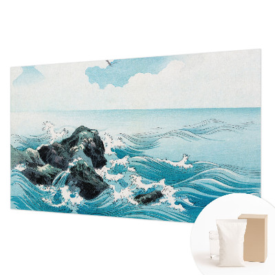 Behang met print Zeegezicht