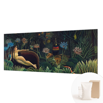 Fotobehang naadloos met een exotisch junglemotief