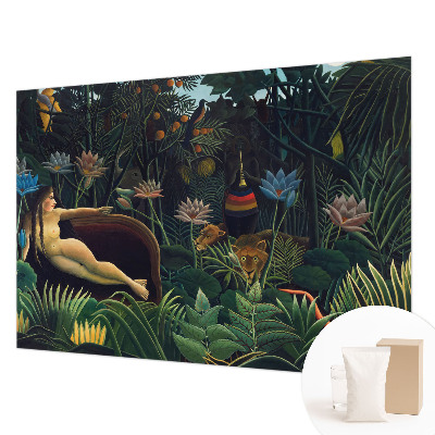 Fotobehang naadloos met een exotisch junglemotief