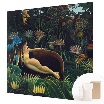 Fotobehang naadloos met een exotisch junglemotief