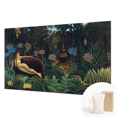 Fotobehang naadloos met een exotisch junglemotief