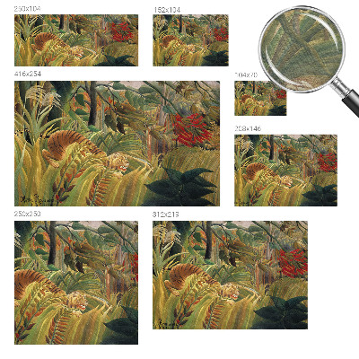 Fotobehang woonkamer Exotische tijger