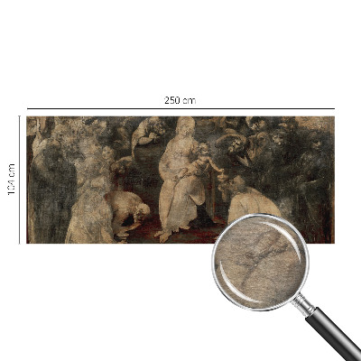 Naadloos fotobehang met het motief 'Geestelijke ontmoeting'