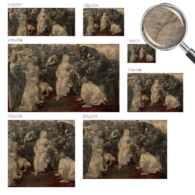 Naadloos fotobehang Geestelijke ontmoeting