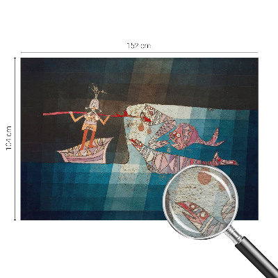 Fotobehang voor slaapkamer Visser-jager