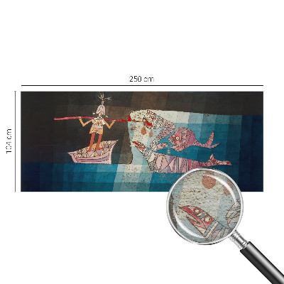 Fotobehang voor slaapkamer Visser-jager