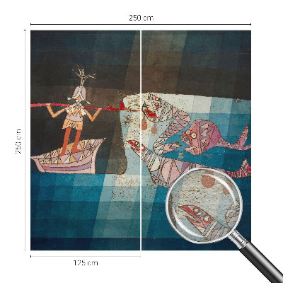 Fotobehang voor slaapkamer Visser-jager