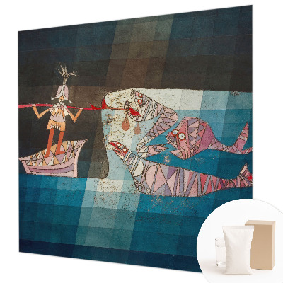 Fotobehang voor slaapkamer Visser-jager