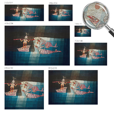 Fotobehang voor slaapkamer Visser-jager