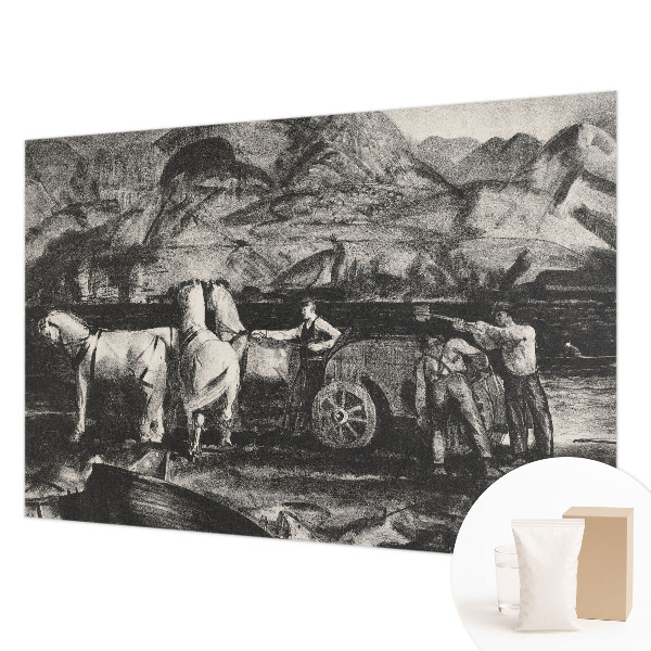 Fotobehang voor de slaapkamer Dorpsscène