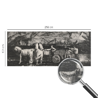 Fotobehang voor de slaapkamer Dorpsscène