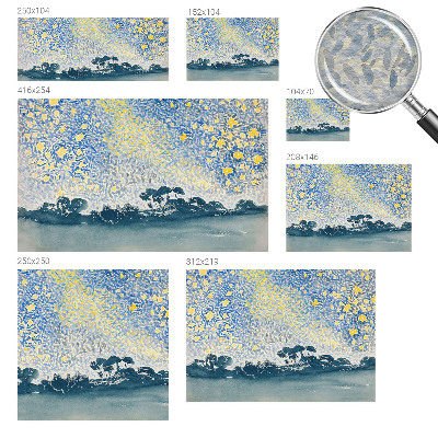 Fotobehang voor de woonkamer met een abstract sterrenmotief