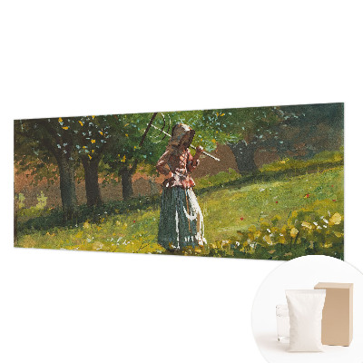 Modern fotobehang voor de woonkamer met een herfstmiddag-motief