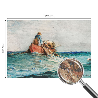 Luxe fotobehang met een zee-expeditie motive in nautische stijl