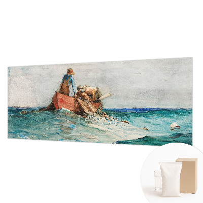 Luxe fotobehang met een zee-expeditie motive in nautische stijl