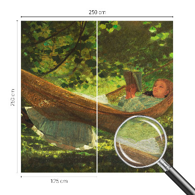 Hoogwaardig fotobehang Ontspannen in een hangmat