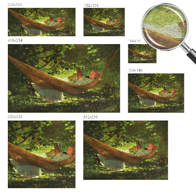 Hoogwaardig fotobehang Ontspannen in een hangmat