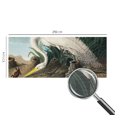 Kwalitatief fotobehang met een majestueuze reiger als motief