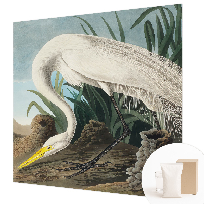 Kwalitatief fotobehang met een majestueuze reiger als motief