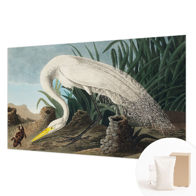 Kwalitatief fotobehang met een majestueuze reiger als motief