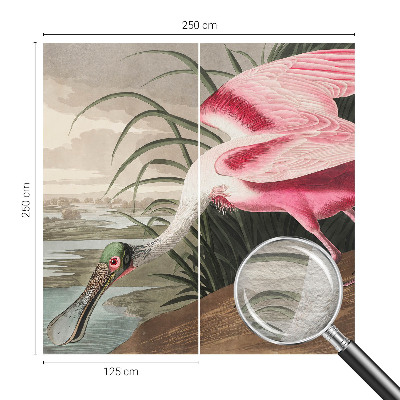 Sfeervol fotobehang met een afbeelding van een exotische vogel