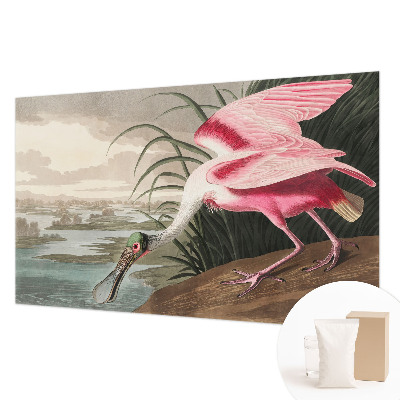 Sfeervol fotobehang met een afbeelding van een exotische vogel