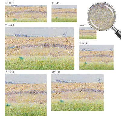 Uniek fotobehang Zomerveld