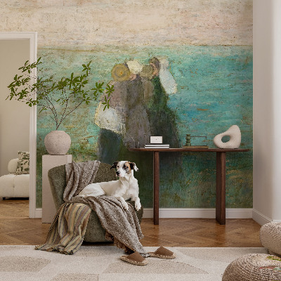 Groot fotobehang Weerspiegeling aan zee