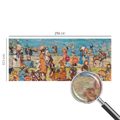 Vliesbehang fotobehang Strandscène