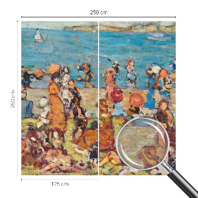 Vliesbehang fotobehang Strandscène