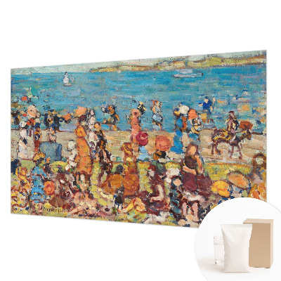 Vliesbehang fotobehang Strandscène