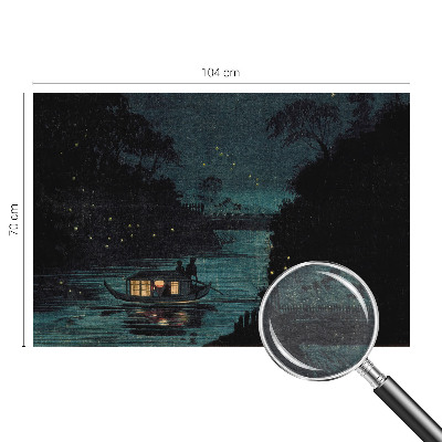 Fotobehang vliesbehang Avondlichten