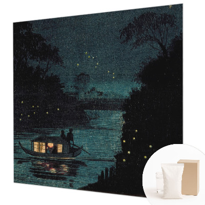 Fotobehang vliesbehang met motief van avondlichten