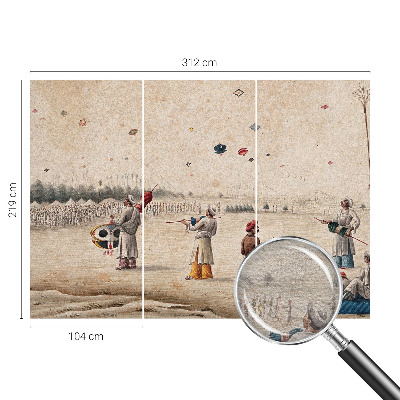 Fotobehang vlies met het motief van zweefvliegers