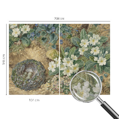 Vliesbehang fotobehang woonkamer Lente compositie