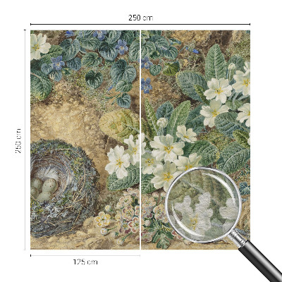 Vliesbehang fotobehang woonkamer Lente compositie