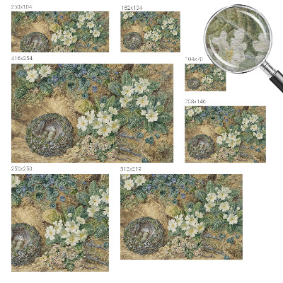 Vliesbehang fotobehang woonkamer Lente compositie