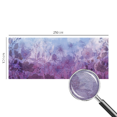 Vlies fotobehang op maat Pastelkleurige bloemen
