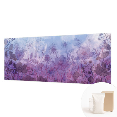 Vlies fotobehang op maat Pastelkleurige bloemen