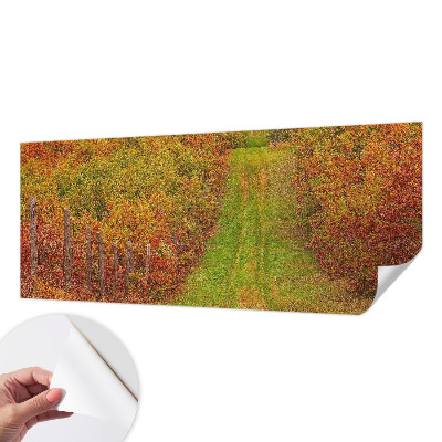 Zelfklevend fotobehang op maat Herfstkleuren