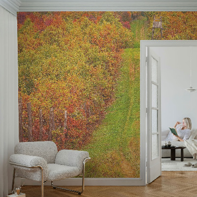 Zelfklevend fotobehang op maat Herfstkleuren