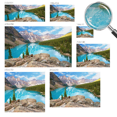 Fotobehang voor kinderkamer Blauw meer