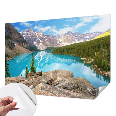 Fotobehang voor kinderkamer Blauw meer
