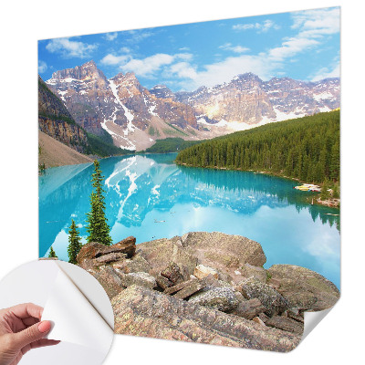 Fotobehang voor kinderkamer Blauw meer