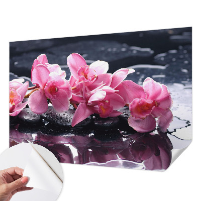 Fotobehang voor de kinderkamer met een bloemig en elegant motief